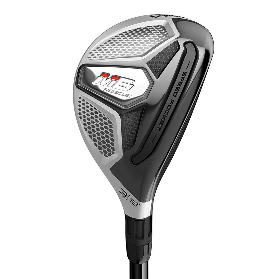 TaylorMade M6 Rescue Hybrid #4 22* Atmos 6 R-Flex Graphite