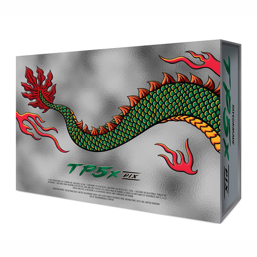 TaylorMade TP5x Pix Dragon Golf Balls - Carl's Golfland