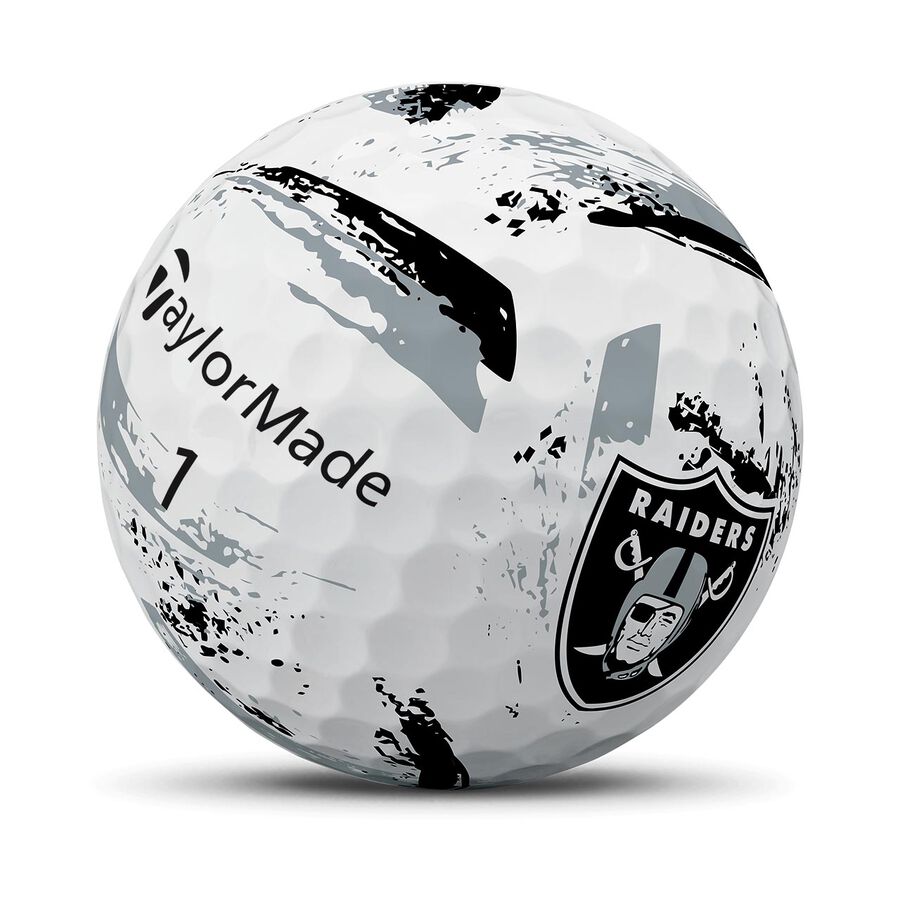 テーラーメイド スピードソフト ゴルフボール Las Vegas Raiders Las Vegas Raiders SpeedSoft Ink Golf Balls | TaylorMade