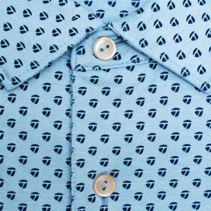 Printed Jersey Polo