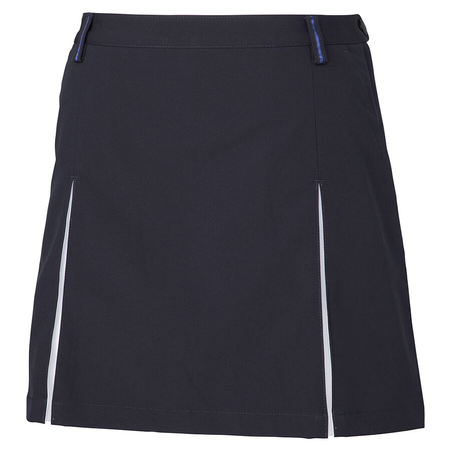 Collared Vest Pleated Skort Set main image 0