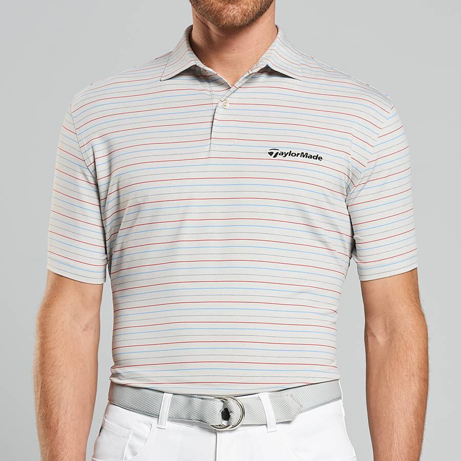 Multi Stripe Stretch Jersey Polo