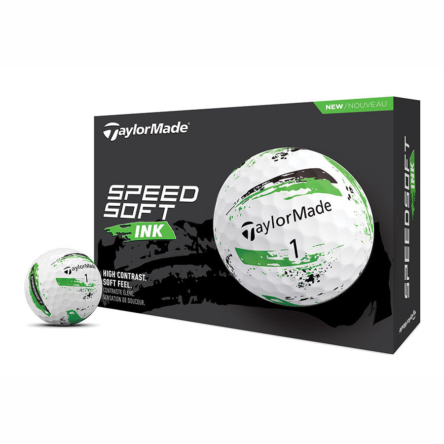 Taylormade SpeedSoft Ink Golf Balls - Multi Taylormade SpeedSoft Ink Golf Balls - Multi