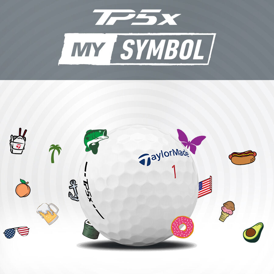 TAYLORMADE TP5x 限定 TP5x MySymbol Golf Balls | TaylorMade