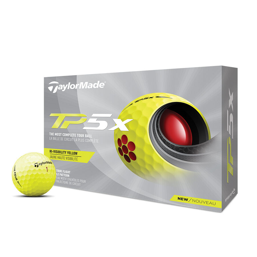 TaylorMade TP5X イエロー　ゴルフボール 2ダース24球 TP5 【即納】 2ダース テーラーメイド TP5x 2024 イエロー