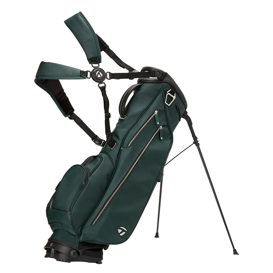 TaylorMade Vessel ライトラックス スタンドバッグ NEW TaylorMade Golf Vessel Lite Lux Stand Bag 4-way Top - Gray