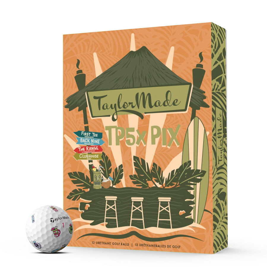 テーラーメイド　TP5pixボール　TIKI 2025限定デザイン TP5/TP5x pix Tiki Golf Balls | TaylorMade