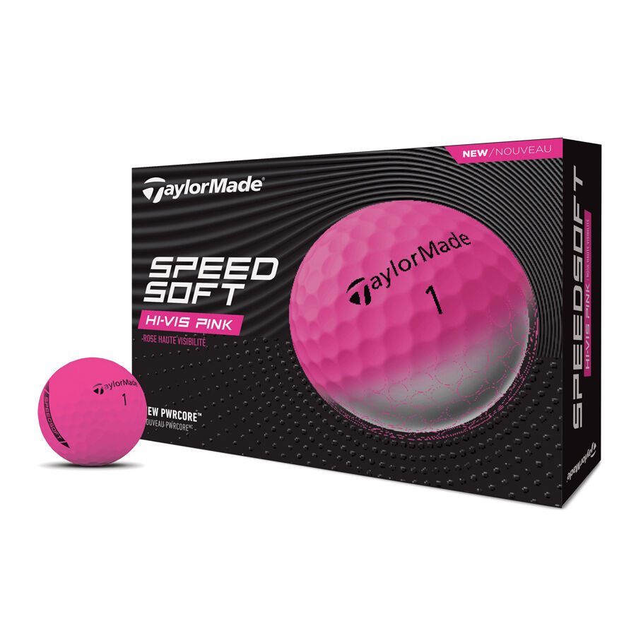 TaylorMade SPEED SOFT INK ピンク4ダース TaylorMade SpeedSoft Pink Ink Golf Balls