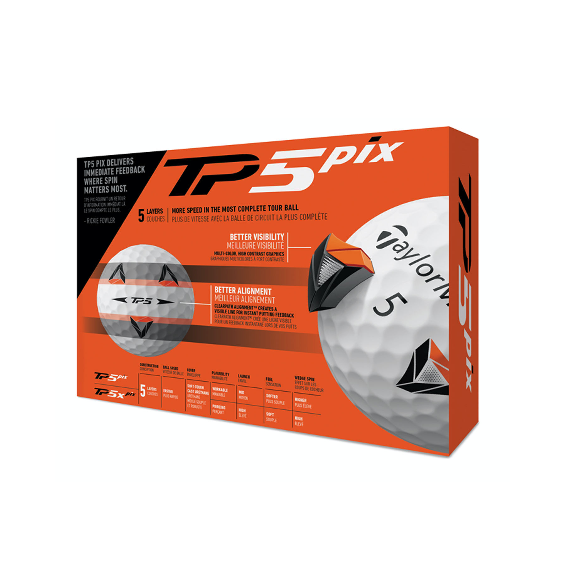 TP5 pix Golf Balls