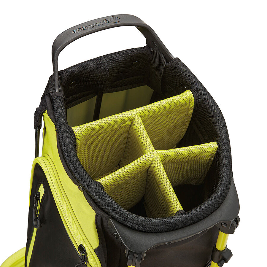 TaylorMade スタンドバッグ 蛍光イエロー TaylorMade 2022 FlexTech Stand Bag Neon Yellow 5-Way Divide