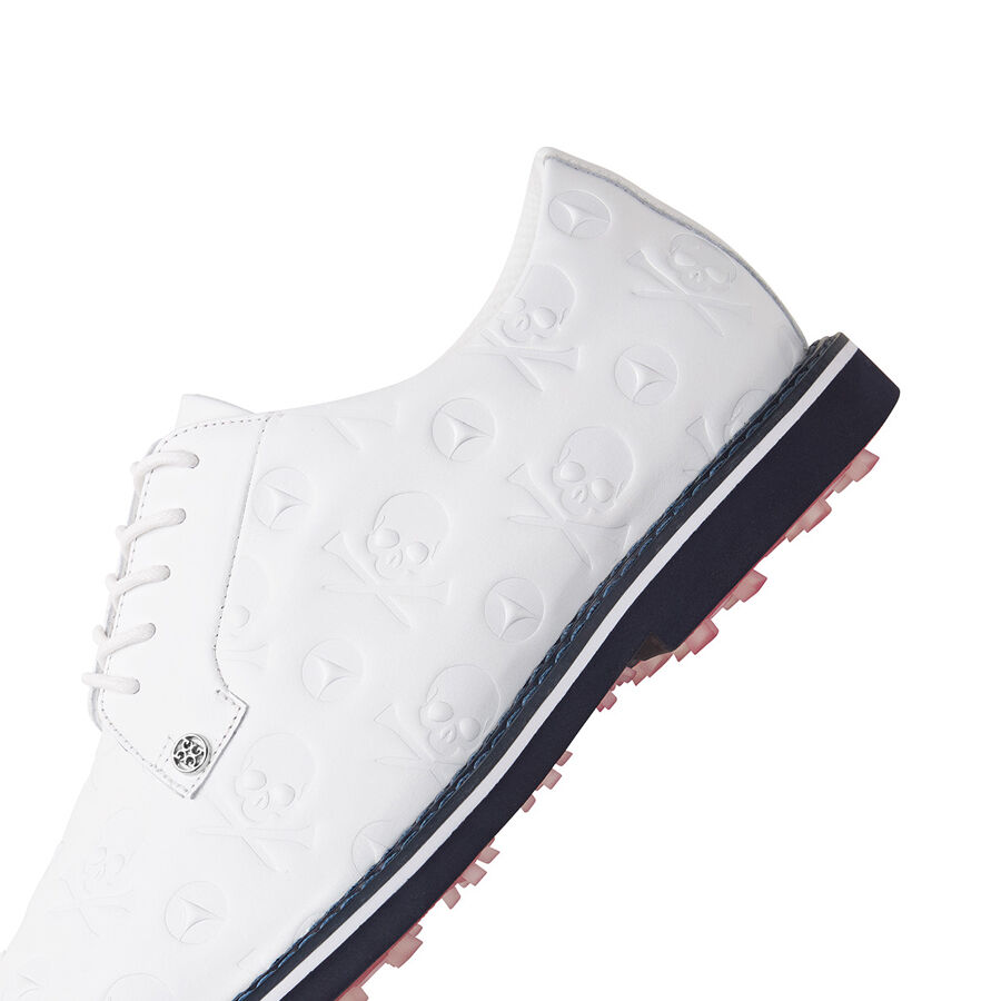GFORE DEBOSSED GALLIVANTER 26.5 ジーフォア G/FORE Gallivanter Debossed Skull & Tees Leather Golf Shoes Snow