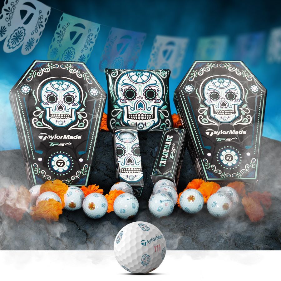 Funda Para Driver De Golf Estilo Calavera De Azúcar - Diseño Divertido, De Cuero, Compatible Con TaylorMade, PING, Callaway Y Más