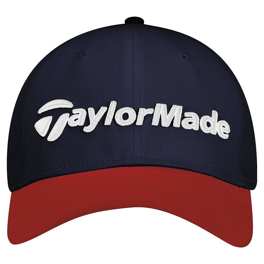 Casquette TaylorMade New Era 39Thirty – Bleu Marine/blanc/gris – Taille M