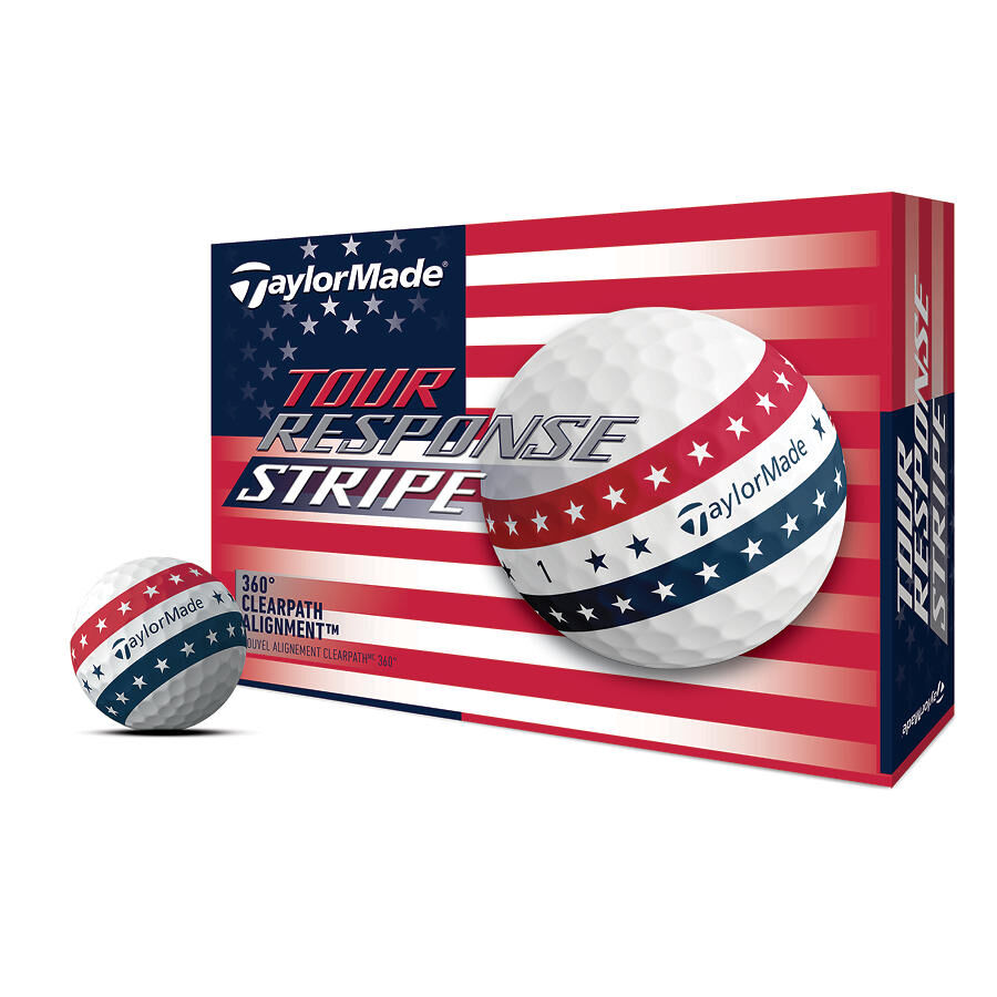 Tour Response Stripe USA Golf Balls | TaylorMade