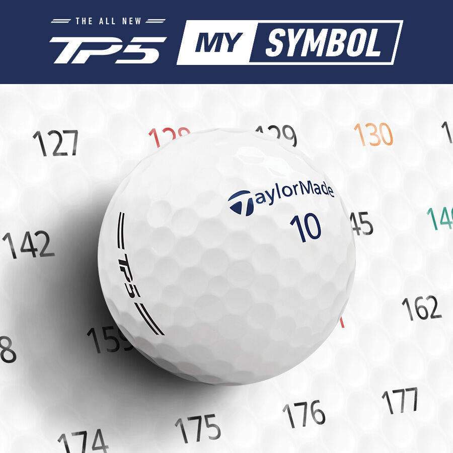 TaylorMade TP5 MY SYMBOL RORS ゴルフボール TP5 MySymbol Golf Balls | TaylorMade