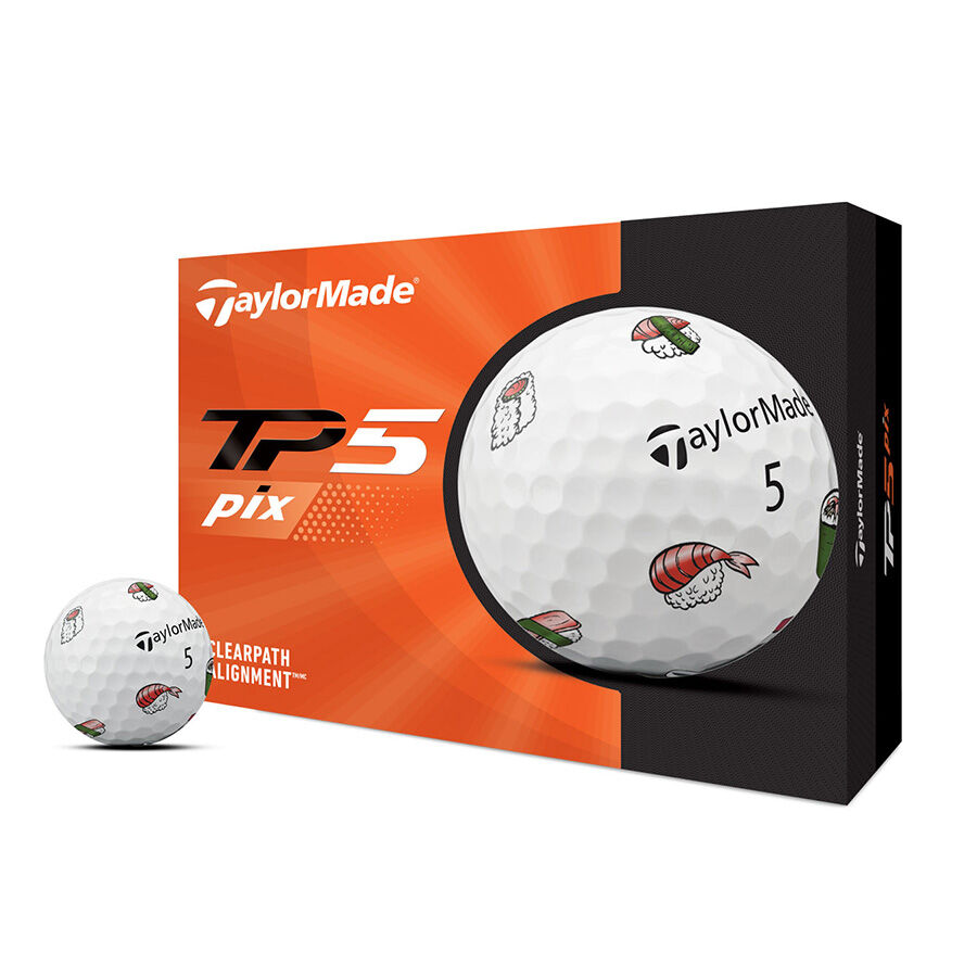 TaylorMade TP5 pix 寿司デザイン限定ボール TP5 pix Sushi