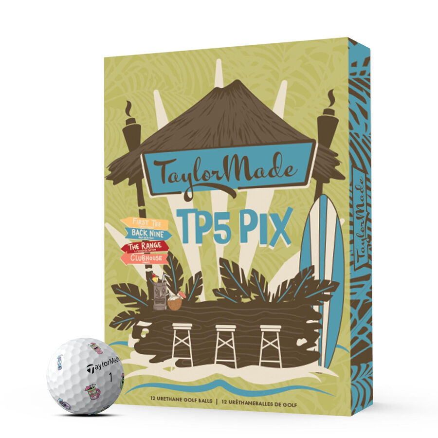 ★新品★TaylorMade TP5 PIX ゴルフボール TIKI 1ダース TP5 pix Tiki | TaylorMade