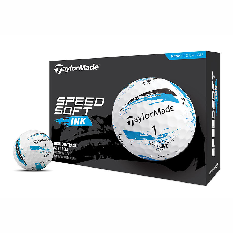 TaylorMade SpeedSoft Ink ゴルフボール 2ダース　新品 SpeedSoft Blue Ink Golf Balls | TaylorMade