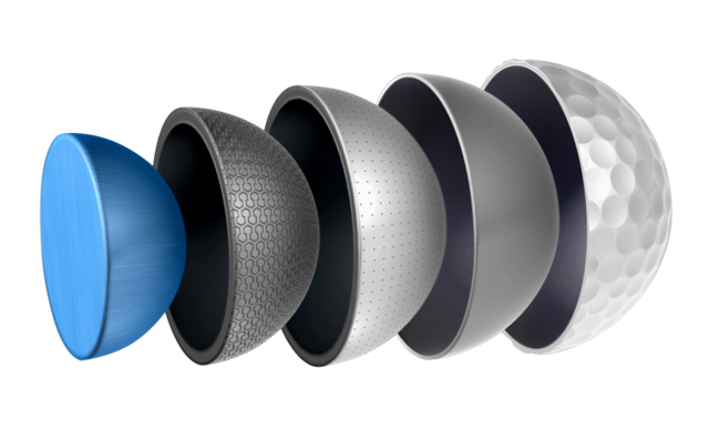 5 Layer Ball Construction