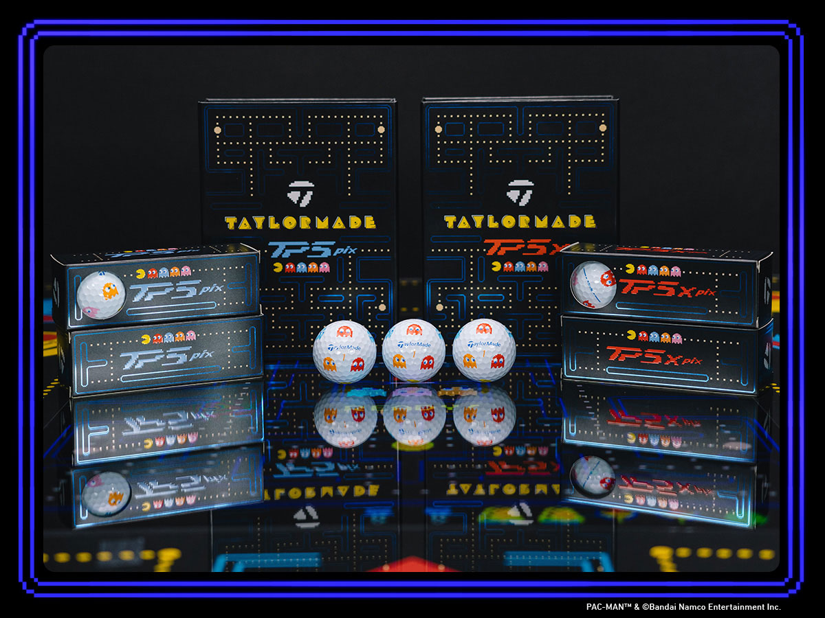 Taylormade TP5 Pix PAC-MAN Collectible Golf BALL 12PCS SET