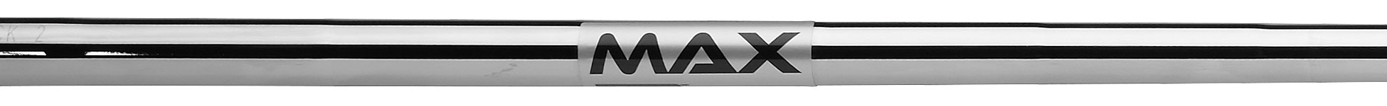 The TaylorMade SIM2 Max Irons - pic of the KBS MAX 85 Shaft.