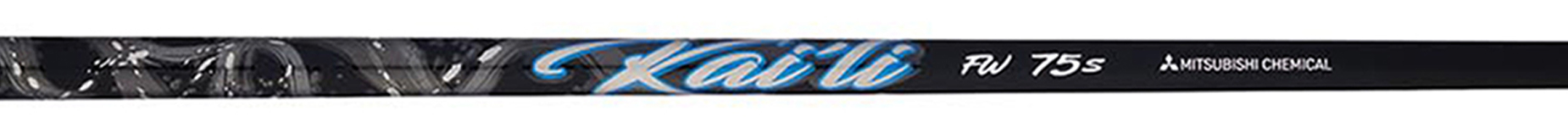 Fusto In Grafite Mitsubishi Kai'li Blue Dark Waves FW 75 Rigido 41.25" Con Adattatore TaylorMade - Foto 4