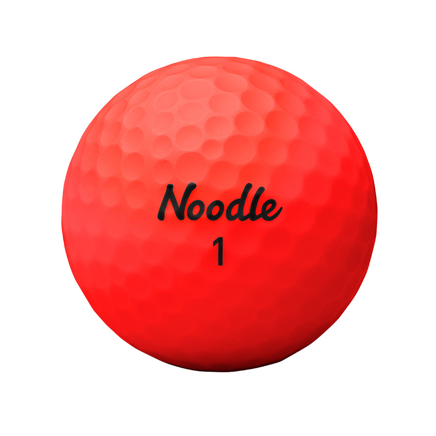 Noodle Golf Balls Neon Matte Red TaylorMade Golf
