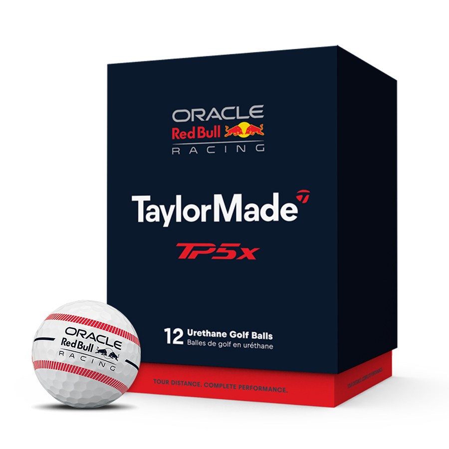 ラウンド用品・アクセサリー TaylorMade TP5X Oracle Red Bull Racing TP5x Stripe Golf Balls