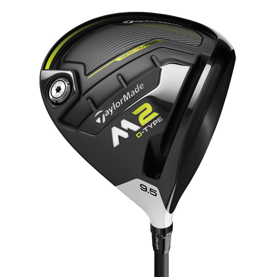 Taylormade Golf M2 D-Type Driver 10.5� Loft, Right Handed Golf Club, Regular Graphite Shaft