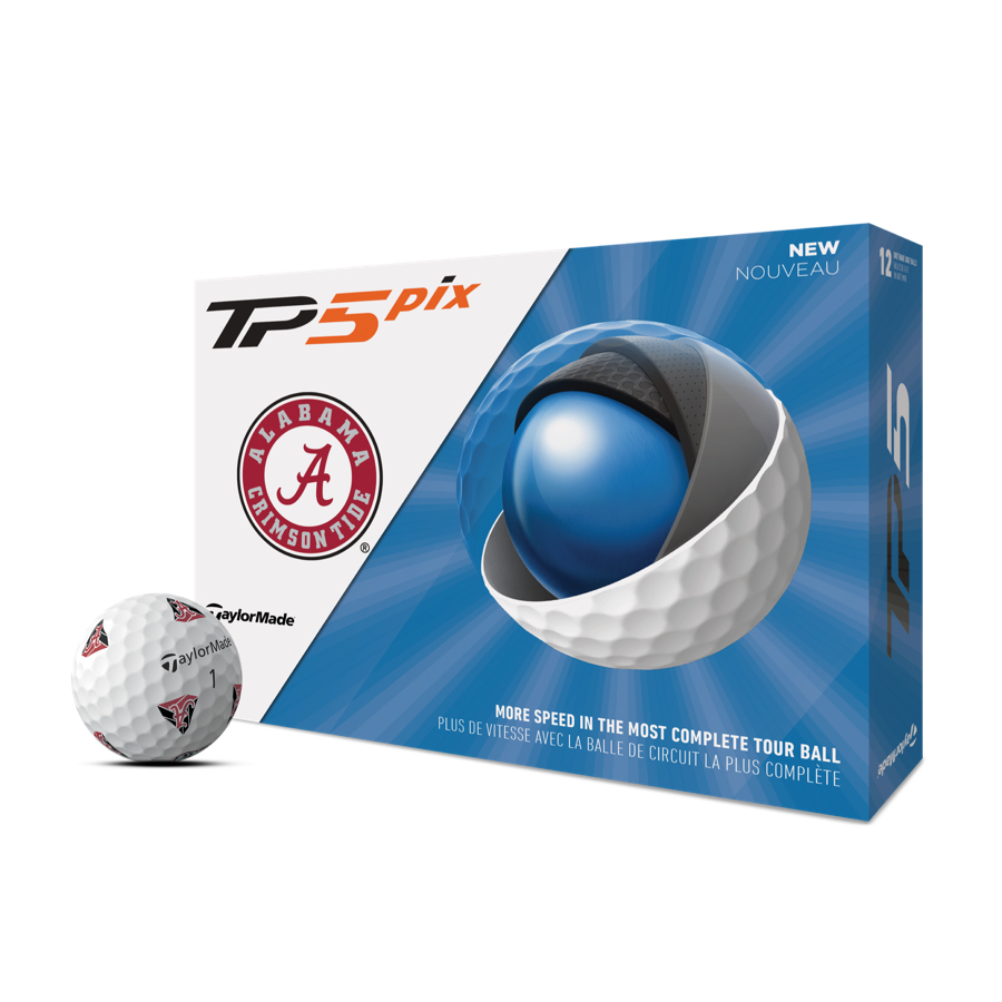 TP5 pix Alabama Crimson Tide TaylorMade Golf