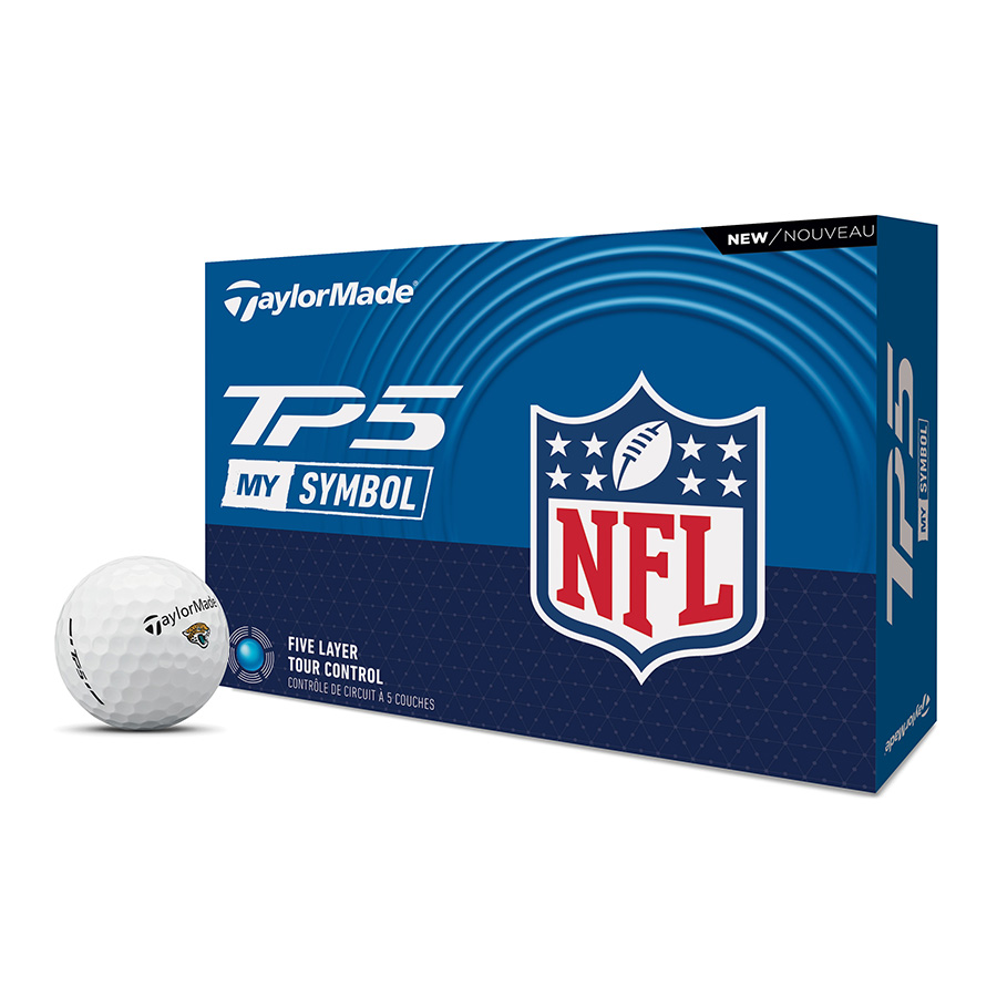 Jacksonville Jaguars TP5 Golf Balls | TaylorMade Jacksonville Jaguars TP5 Golf Balls | TaylorMade