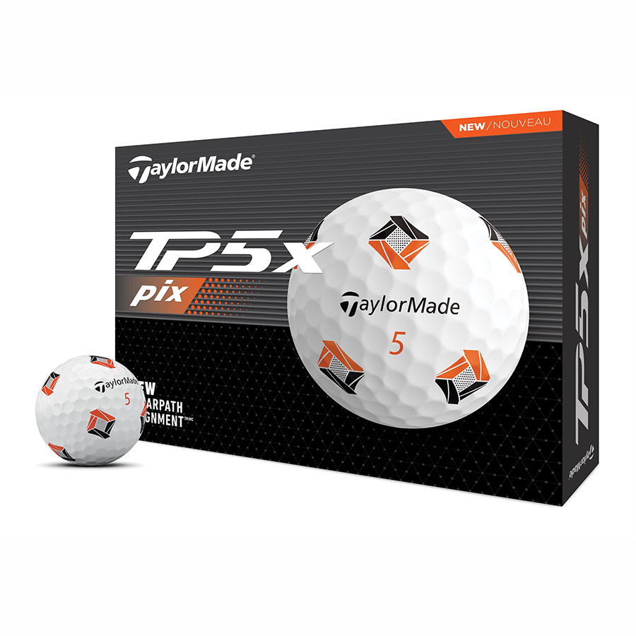 TaylorMade TP5X pix ゴルフボール 3ダース TP5x pix Golf Balls | TaylorMade