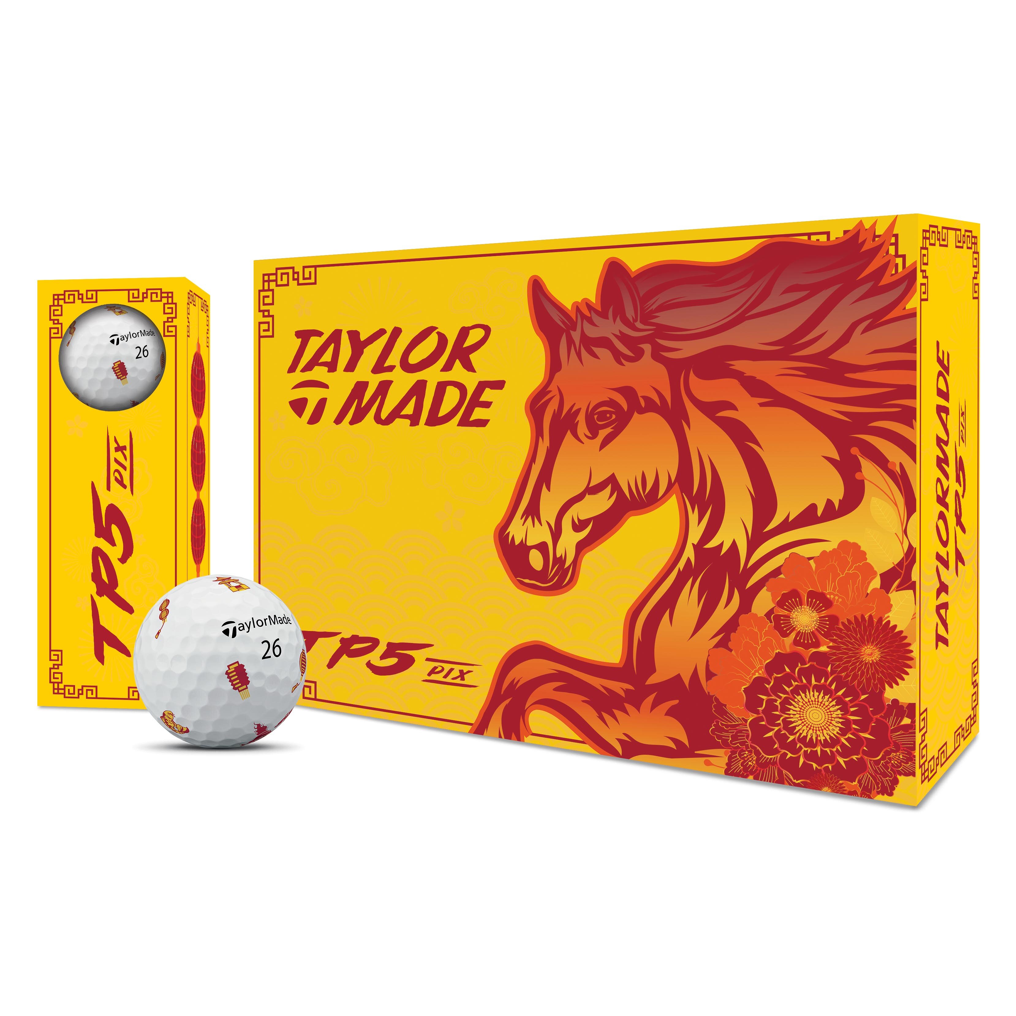 〻TaylorMade ライトダウン〻年始セール TP5/TP5x pix Lunar New Year Golf Balls | TaylorMade